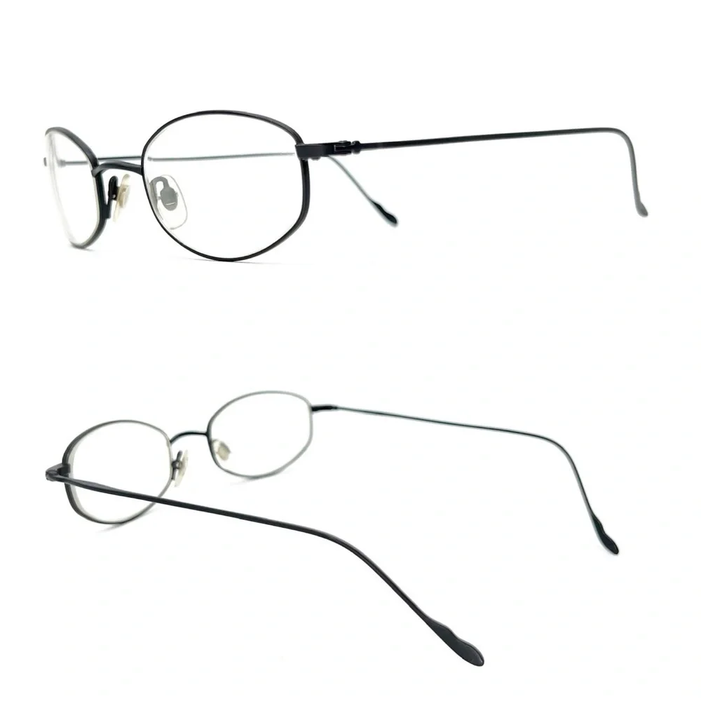 Calvin Klein Vintage Titanium Frames Prescription Ready Eyeglasses Graphite 90s